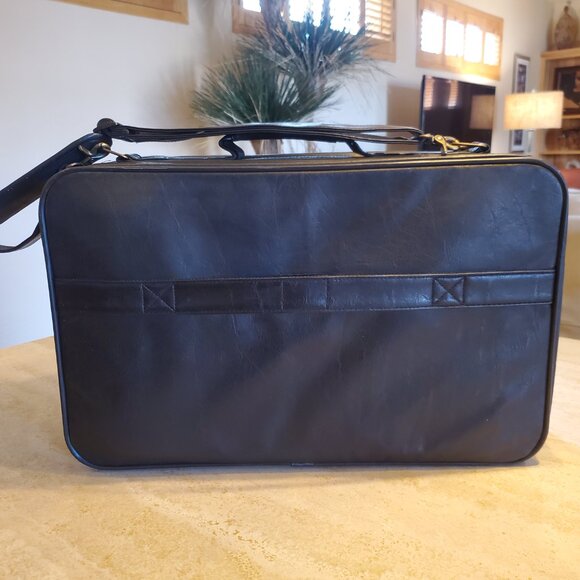 Briefcase Leather Carry On / Garment Bag Carry On luggage - Picture 14 of 16